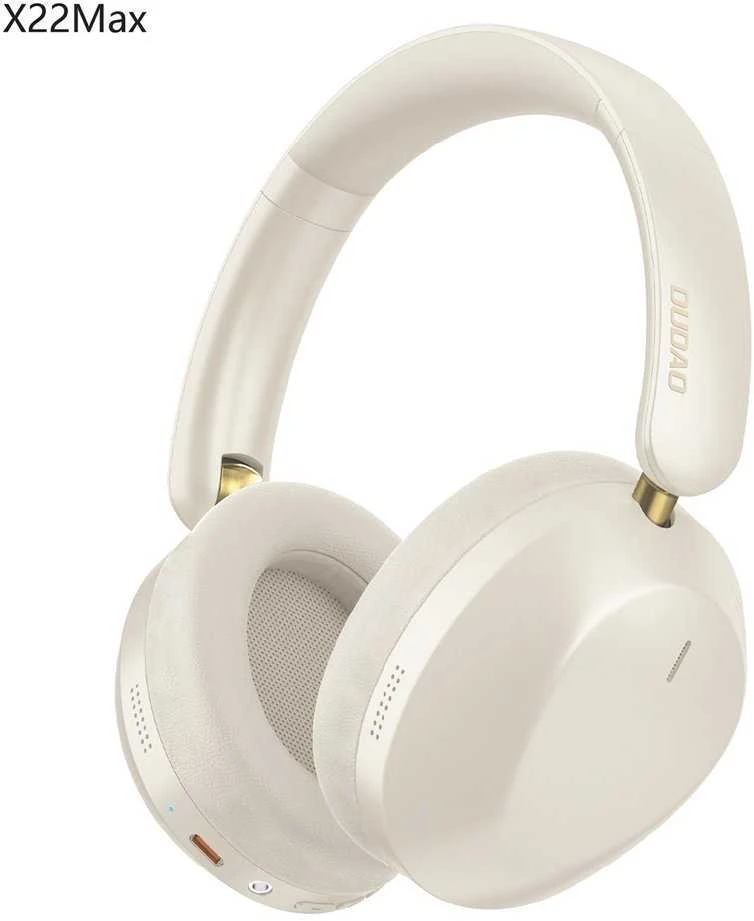 Dudao X22 Max Belaidės Ant ausų uždedamos Bluetooth Ausinės with ANC - rusvai gelsvas
