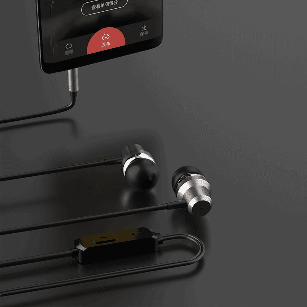 Dudao X10PRO Įstatomos į ausis ausinės, su laidu, 3.5mm mini jack - juodas