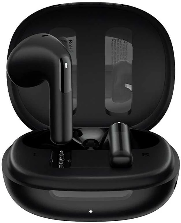 QCY AilyBuds E10 In-Ear Ausinės with ENC LDAC Hi-Res Audio IPX4 Bluetooth 5.4 - Juodas