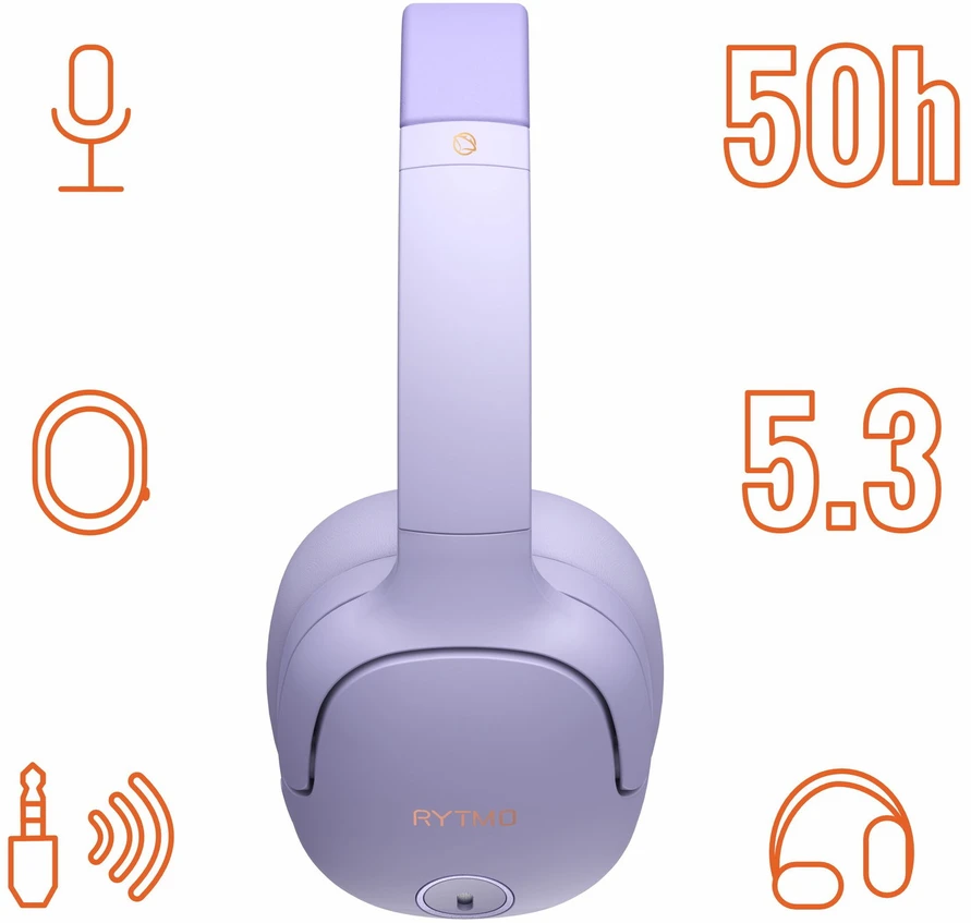 Manta Ausinės su ANC, Bluetooth 5.3 ir 600 mAh baterija