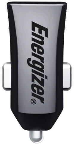 Dėklas Energizer Classic - Car įkroviklis 2x USB-A 2.4A 12W juodos spalvos