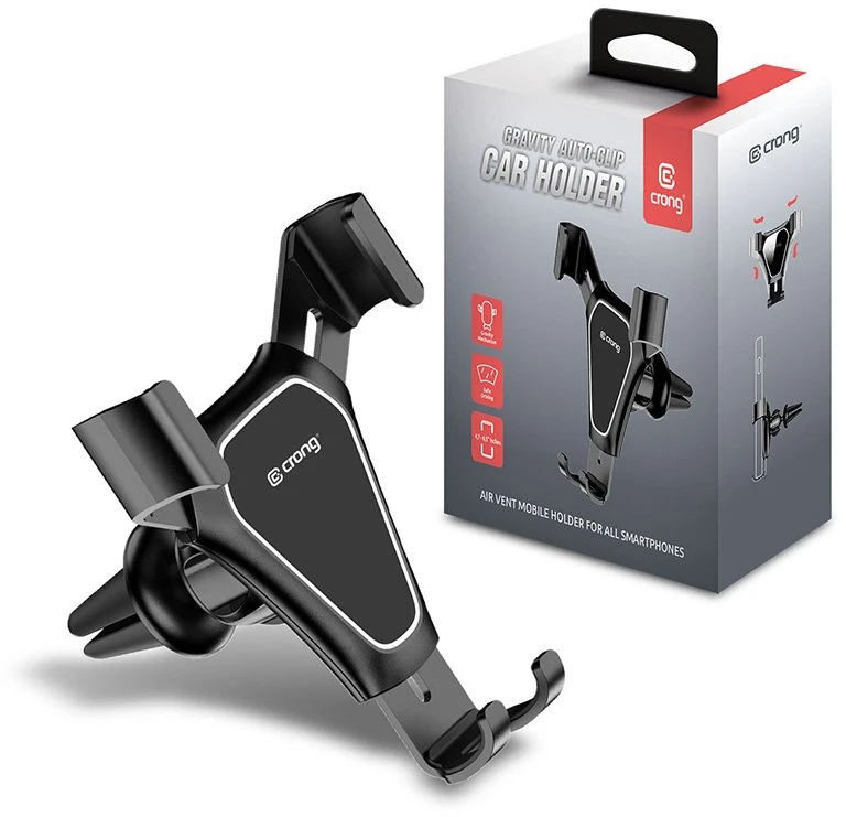 Telefono laikiklis Crong Gravity Auto-Clip 4,7–6,5"