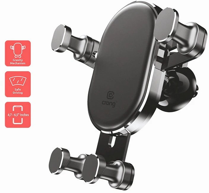 Telefono laikiklis Crong Gravity 4,7–6,5"