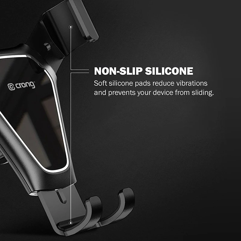 Telefono laikiklis Crong Gravity Auto-Clip 4,7–6,5"