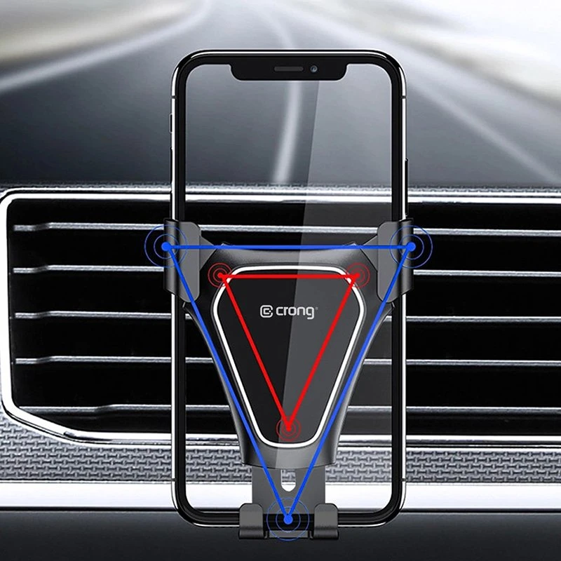 Telefono laikiklis Crong Gravity Auto-Clip 4,7–6,5"