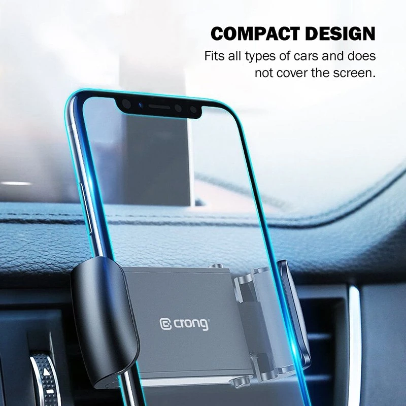 Telefono laikiklis Crong Universal Smart Car 4-6,7"