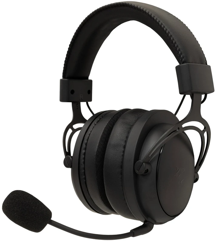White Shark Baltas Shark Baltas Shark žaidimų ausinės GORILLA PRO,su mikrofonu, skirta PC, PS4/PS5, MAC,juodos spalvos