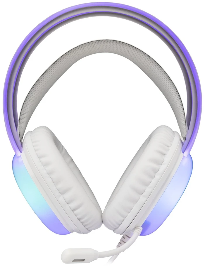 White Shark Peacock 2 ausinės su RGB apšvietimu