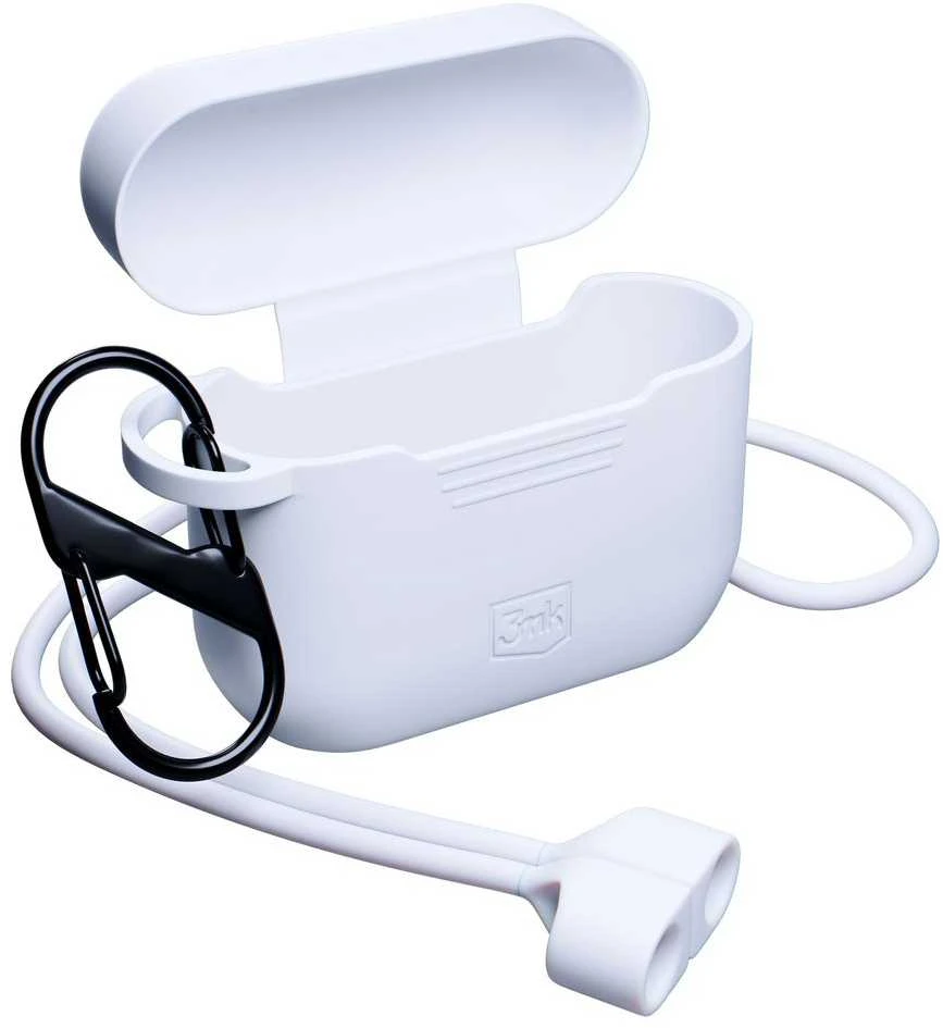 3Mk apsauginis 3mk silikoninis AirPods dėklas, skirtas AirPods Pro 3 - Baltas