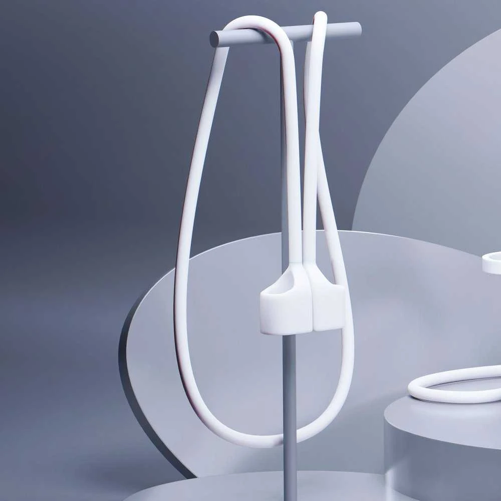 3Mk apsauginis 3mk silikoninis AirPods dėklas, skirtas AirPods Pro 3 - Baltas