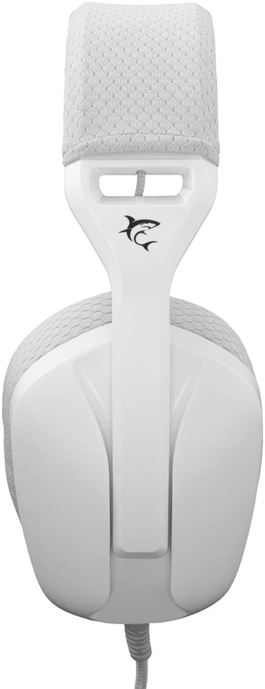 White Shark Baltas Shark Baltas Shark žaidimų ausinės SPARROW, pro PC, PS4/PS5, Mac, baltos spalvos (GH-2443)