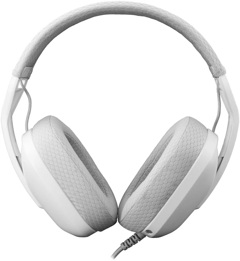 White Shark Baltas Shark Baltas Shark žaidimų ausinės SPARROW, pro PC, PS4/PS5, Mac, baltos spalvos (GH-2443)