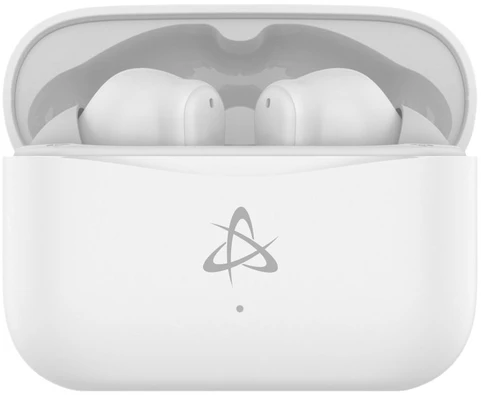 Dėklas Baltos belaidės į ausį įdedamos ausinės Sbox EB-TWS101