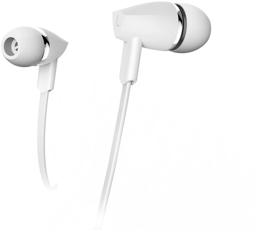 Hama Baltos į ausis įdedamos stereo ausinės su laidu