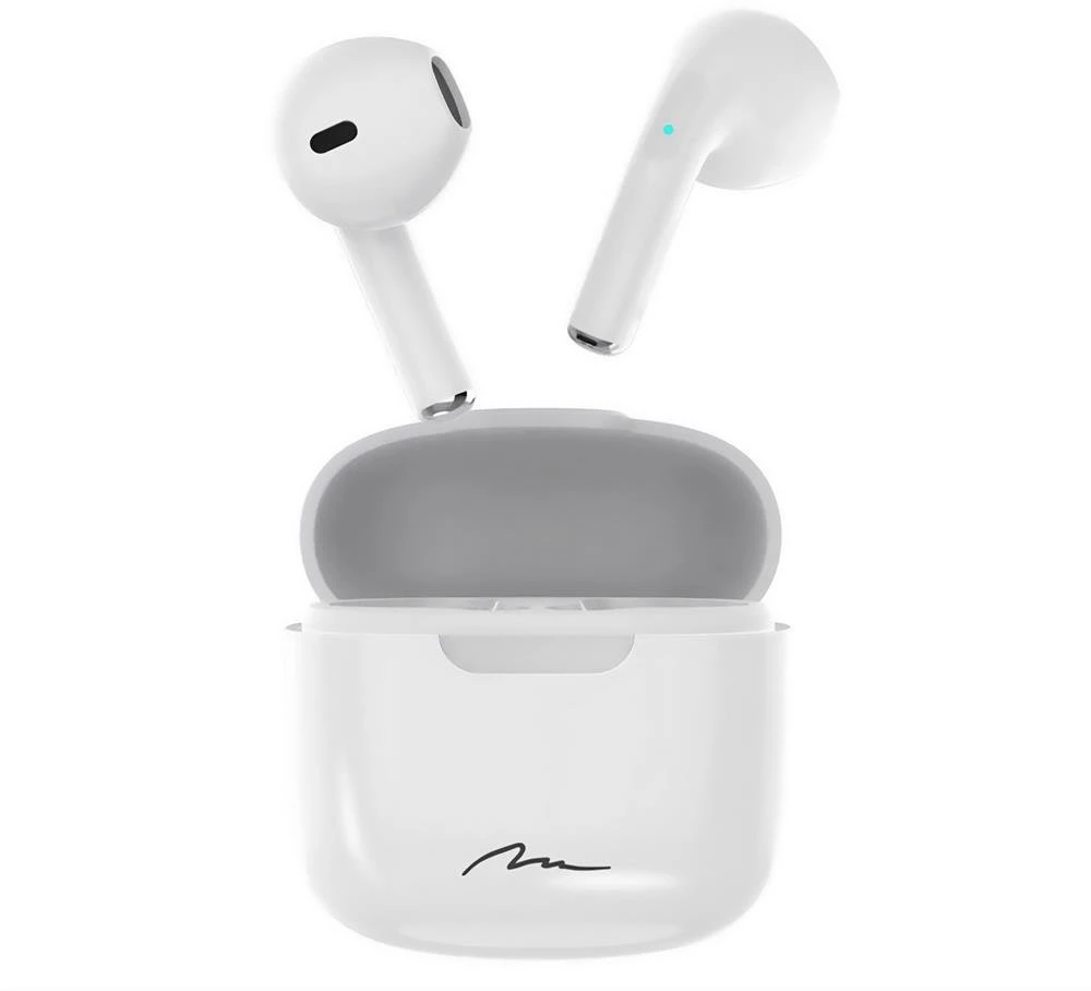 Baltos TWS ausinės su mikrofonu Media-Tech MT3608W R-Phones