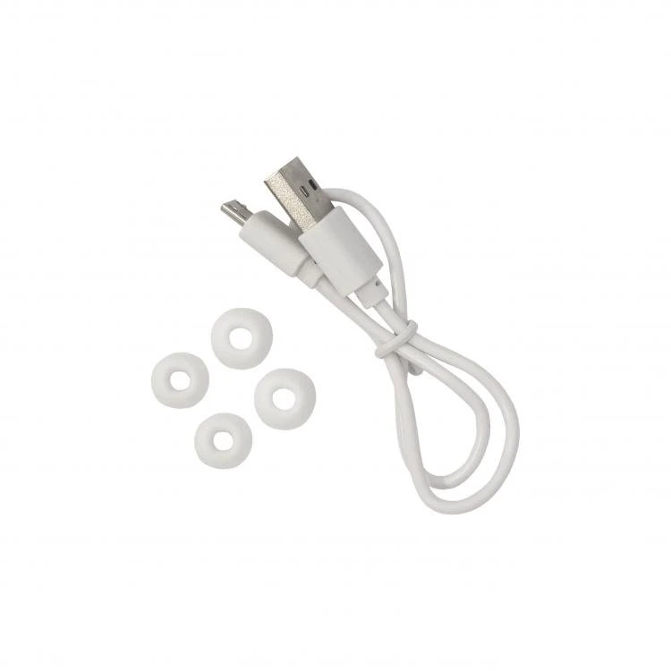 Dėklas Belaidės į ausį įdedamos Bluetooth ausinės Sbox EB-TWS72, baltos