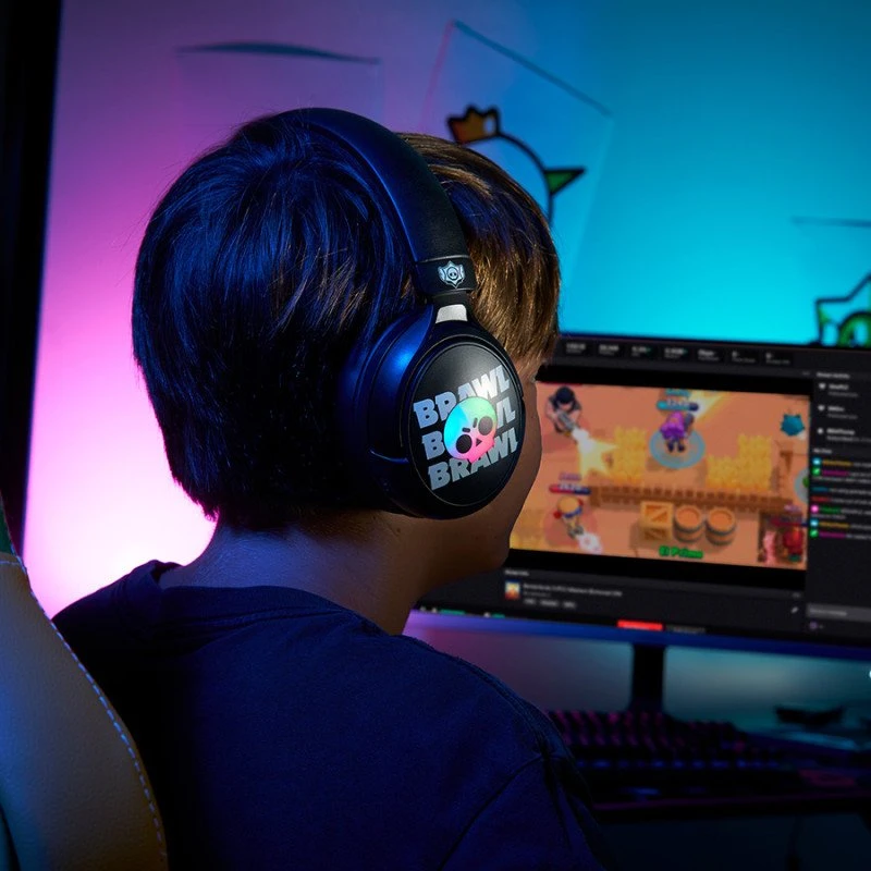 Belaidės žaidimų ausinės su mikrofonu Subsonic Brawl Stars Brawl