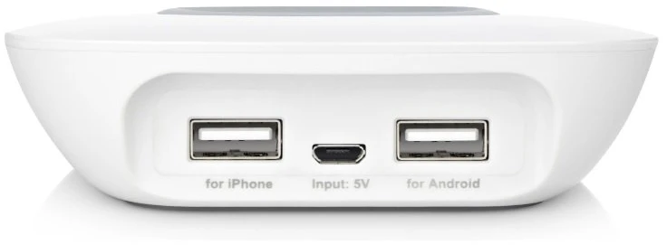 Dėklas Budi - Qi-certified charger delivers charge to your phone wirelessly
