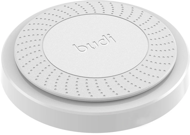 Dėklas Budi - Qi belaidis įkroviklis su build-in cable can charge to your phones wirelessly