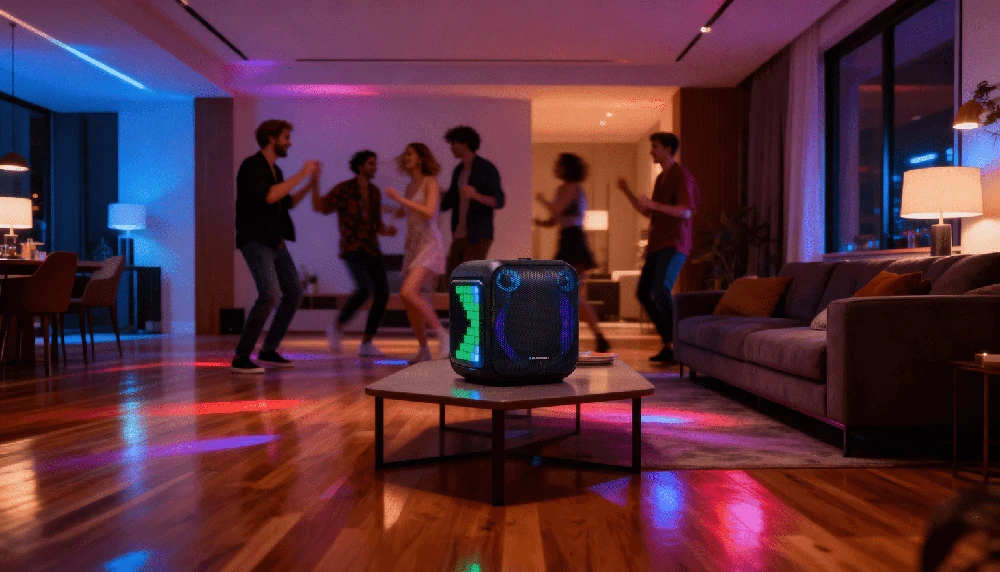 Nešiojama kolonėlė Blaupunkt Party Box PB6LED