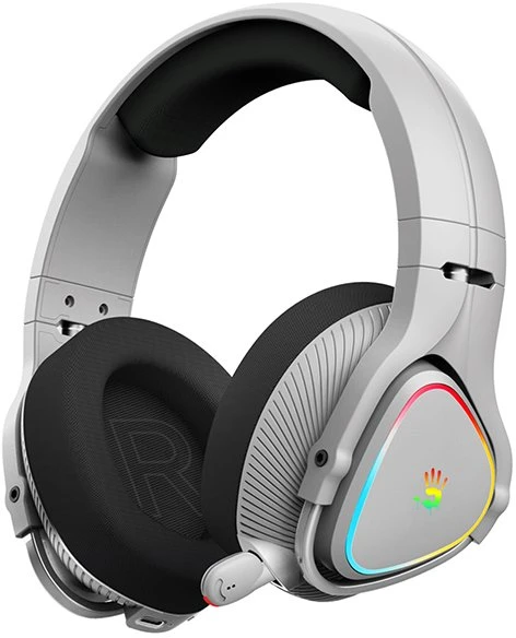 Ausinės A4Tech Bloody MR710 BT5.3+2.4G+su laidu pilka