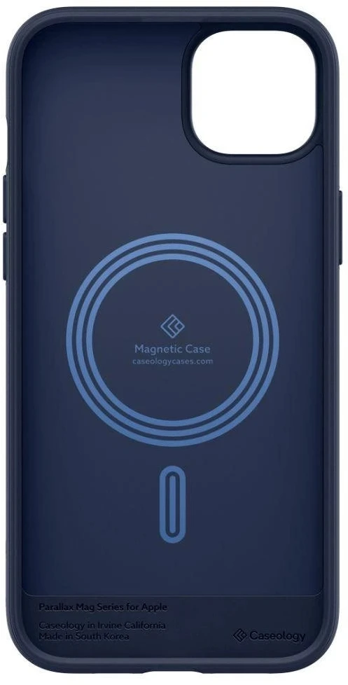 Dėklas Blue CASEOLOGY PARALLAX MAG MAGSAFE IPHONE 14 PLUS MIDNIGHT Mėlynas