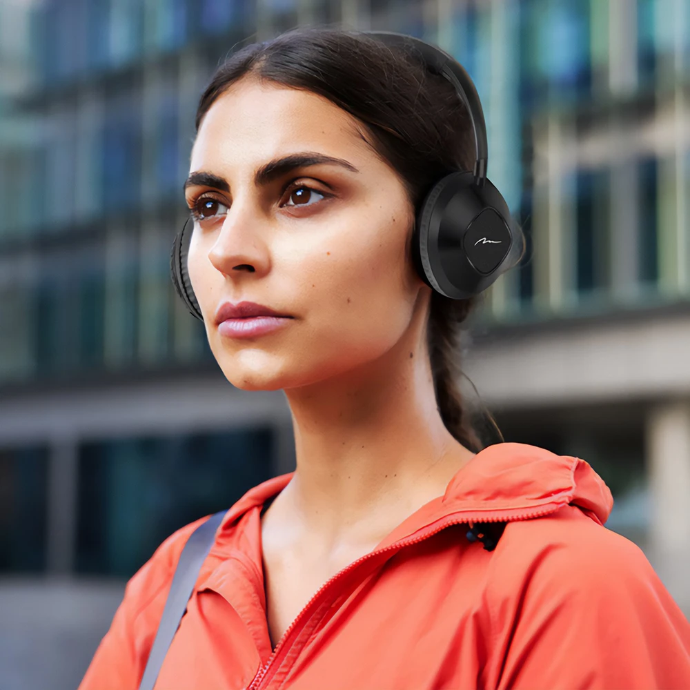 Belaidė Ausinės - Media-Tech Sonique MT3610 Bluetooth 5.3 Juoda