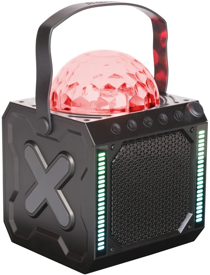 Dėklas Bluetooth garsiakalbis Denver BTM-618 su mikrofonu ir LED apšvietimu