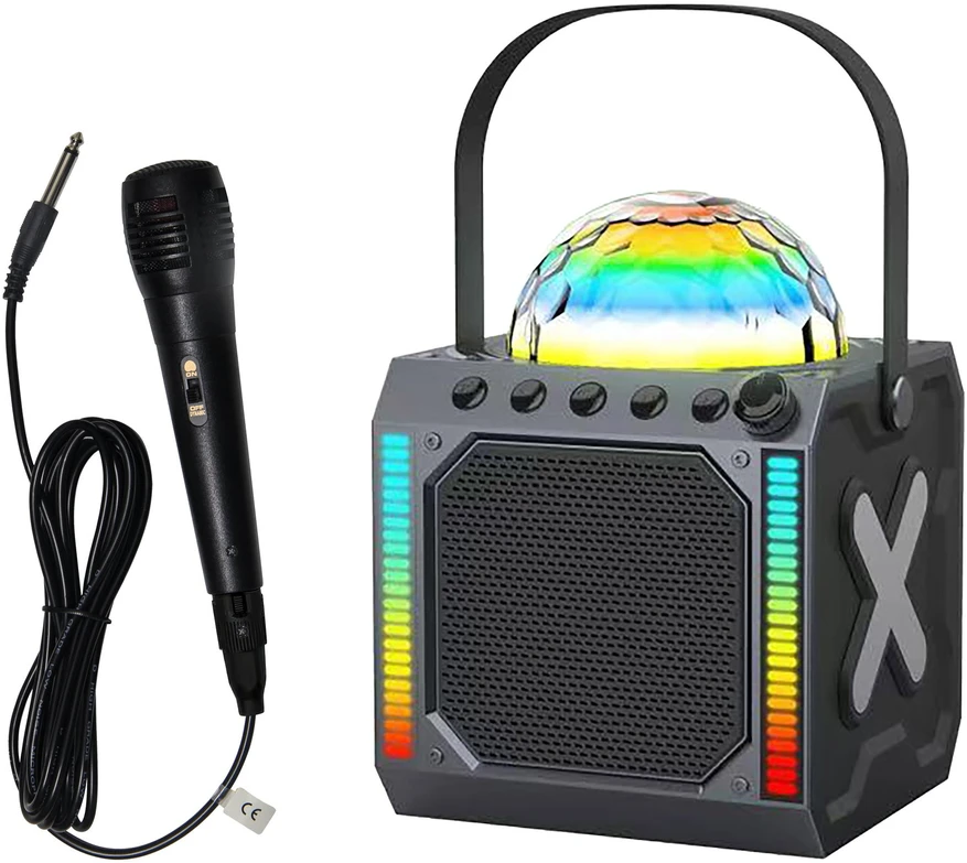 Dėklas Bluetooth garsiakalbis Denver BTM-618 su mikrofonu ir LED apšvietimu