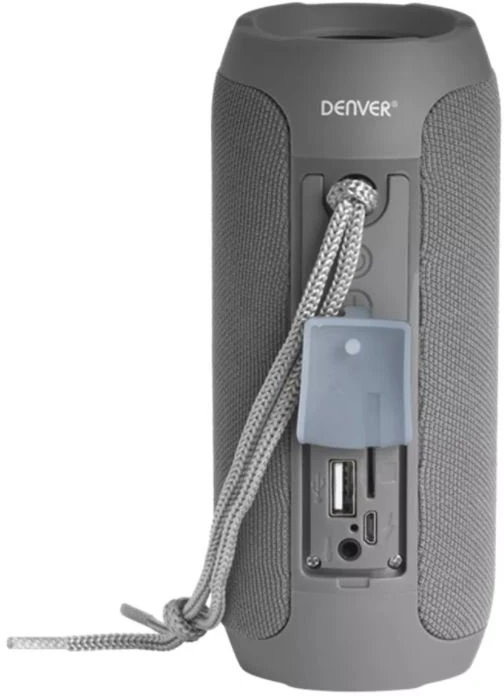 Dėklas Bluetooth garsiakalbis Denver BTS-110NR, pilkas