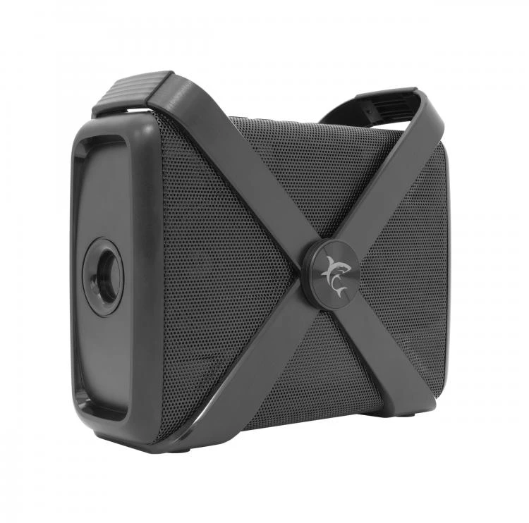 Dėklas Bluetooth garsiakalbis su FM radiju Baltas Shark GBT-58 Tamma Juodas