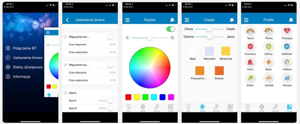 Dėklas Bluetooth garsiakalbis su LED lempa Blaupunkt BT25LAMP