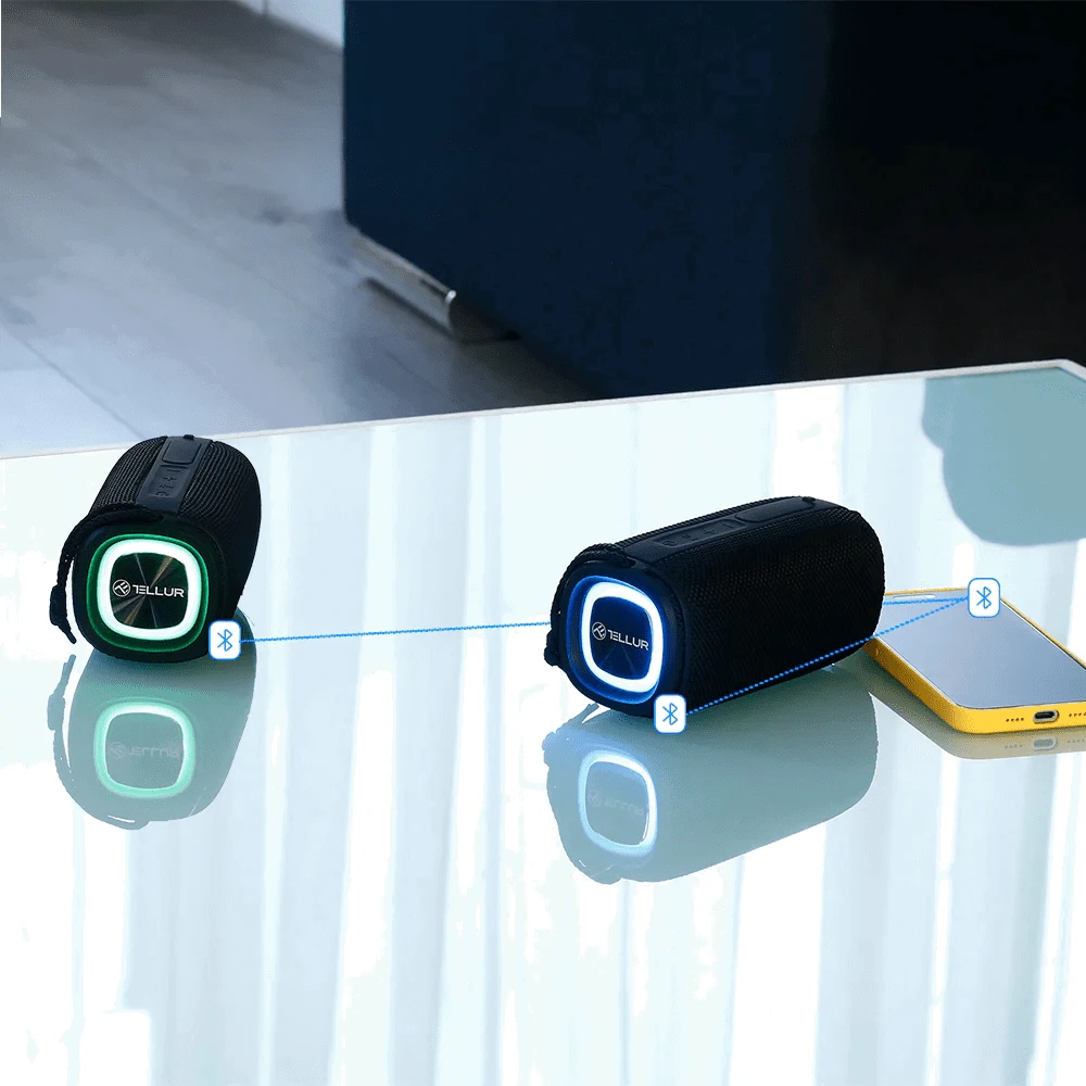 Dėklas Bluetooth garsiakalbis Tellur Eclipse, 12 W, juodas