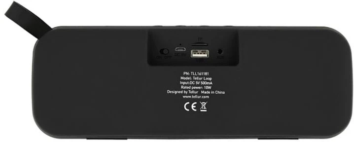 Dėklas Bluetooth garsiakalbis Tellur Loop 10W, juodas