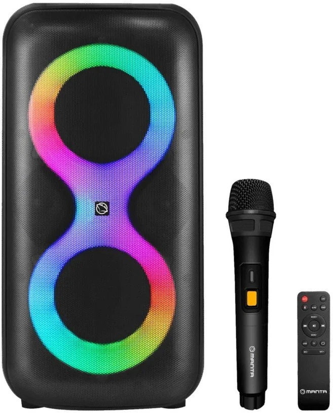 Bluetooth karaoke kolonėlė Manta Eris, 100 W