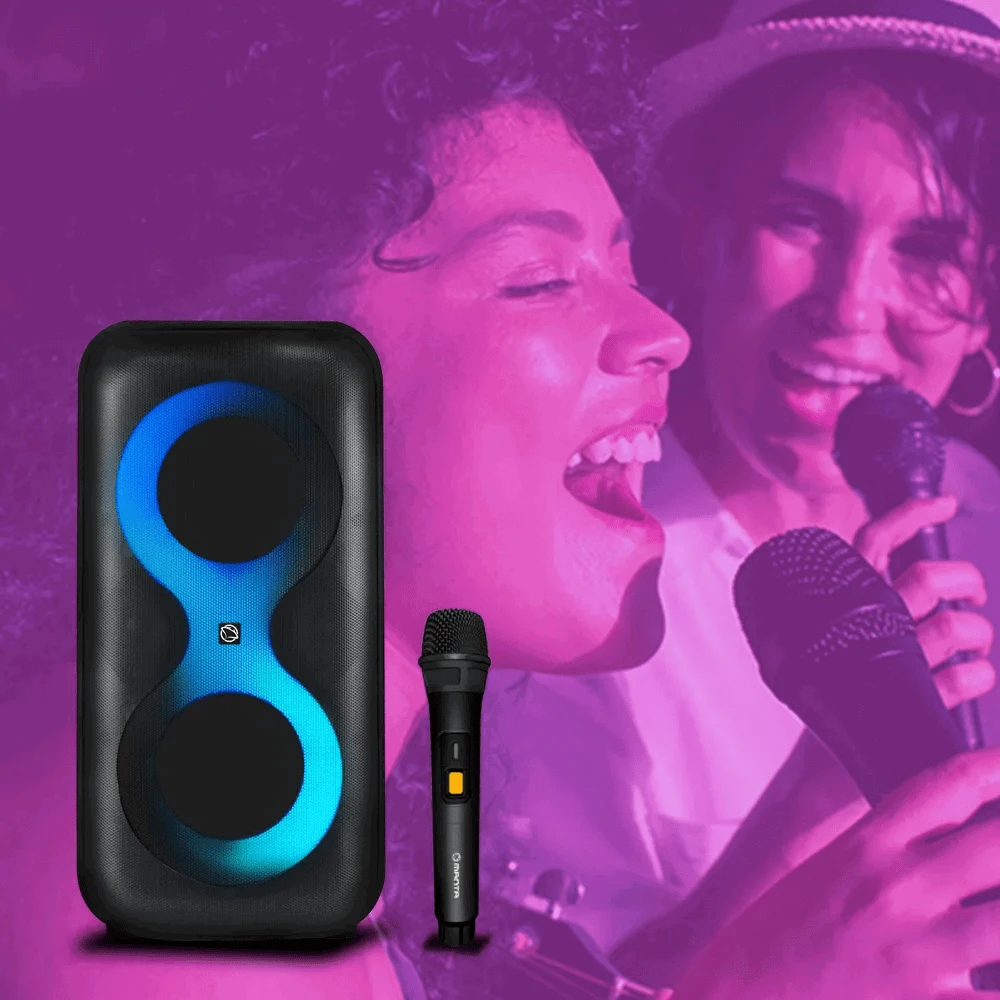 Bluetooth karaoke kolonėlė Manta Eris, 100 W