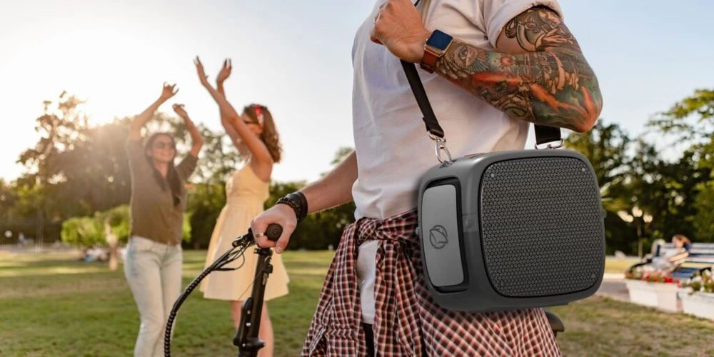 Dėklas Bluetooth karaokės kolonėlė Manta SPK340 Ares, IPX5