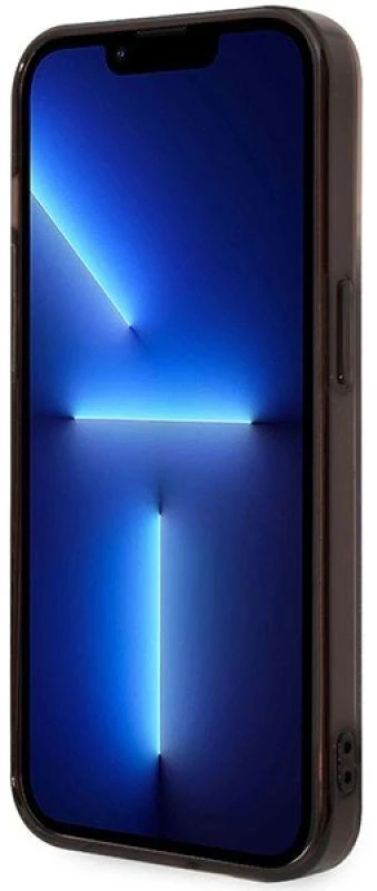 Dėklas BMW BMHCP14L22HVGV Apple iPhone 14 Pro 6.1″ juodos spalvos IML Tricolor Stripe