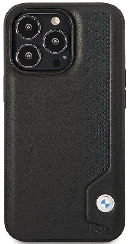 Apple iPhone 14 Pro BMW odinis dėklas Mėlyna Dots (BMHCP14L22RBDK) juodos spalvos