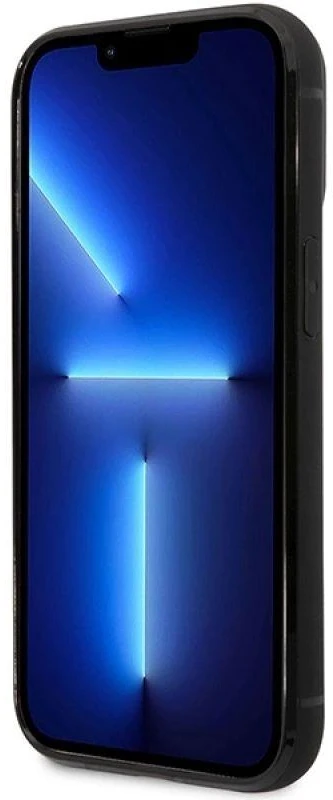 Dėklas Case BMW BMHCP14L22RSEPK iPhone 14 Pro 6.1" juodas/juodas Leather Card Slot