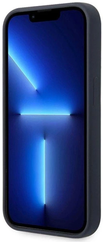 BMW BMHMP14XSILNA Apple iPhone 14 Pro Max 6.7″ navy Silicone Metal Logo MagSafe Dėklas