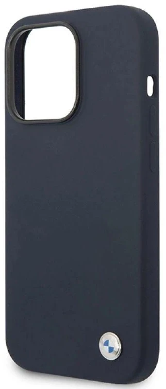 BMW BMHMP14XSILNA Apple iPhone 14 Pro Max 6.7″ navy Silicone Metal Logo MagSafe Dėklas
