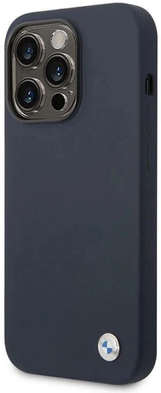 BMW BMHMP14XSILNA Apple iPhone 14 Pro Max 6.7″ navy Silicone Metal Logo MagSafe Dėklas