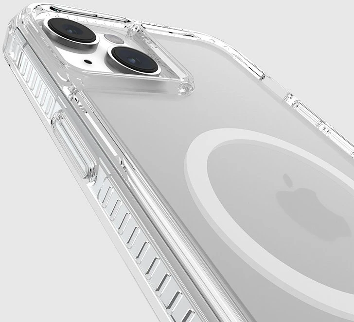 Dėklas Case-Mate Ultra Tough plus D3O MagSafe - Apple iPhone 15 Plus Case Clear