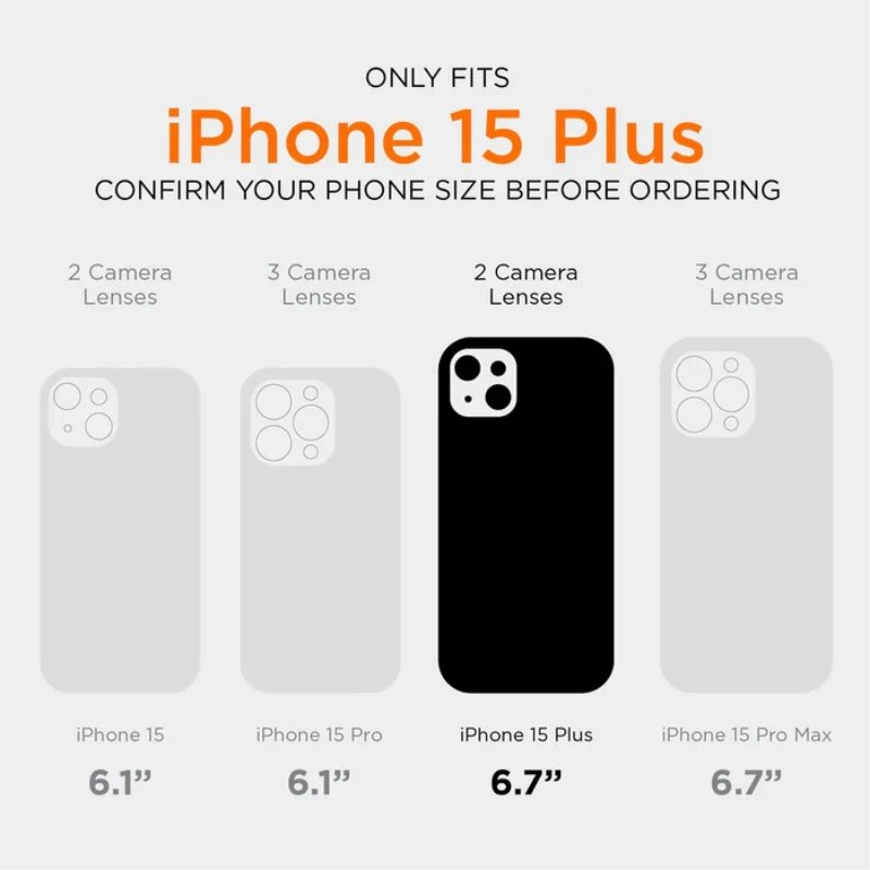 Dėklas Case-Mate Ultra Tough plus D3O MagSafe - Apple iPhone 15 Plus Case Clear