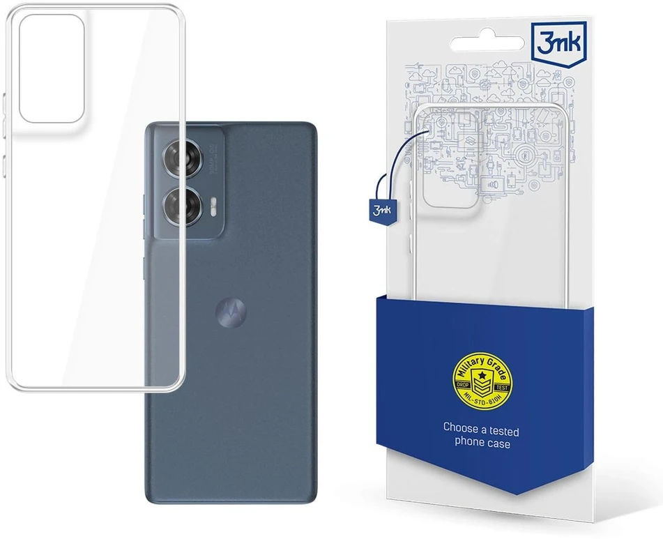 3mk Clear Motorola Moto Edge 50 Fusion - dėklas telefonui skaidrus