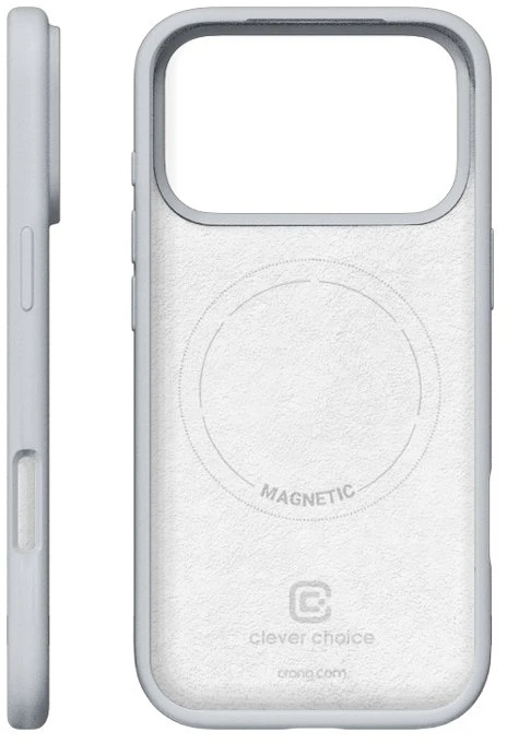 Dėklas Crong Color Cover Magnetic iPhone 18 Pro Max / 17 Pro Max, pilkas