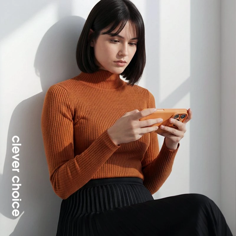 Crong Color Cover Magnetic - dėklas MagSafe Apple iPhone 17 Pro oranžinis