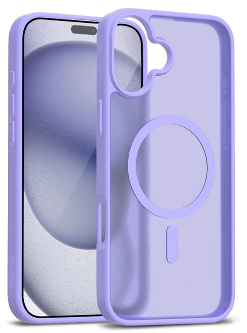 Dėklas Crong Hybrid Matte Magnetic iPhone 17, alyvinis