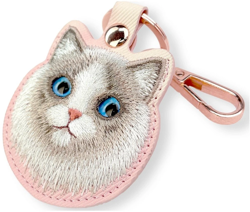 Dėklas Locator Nimmy New Big Eyed Pet 2.0 Cat rožinės spalvos